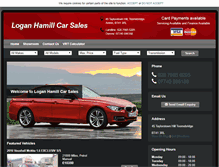 Tablet Screenshot of loganhamillcarsales.co.uk